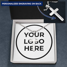 Load image into Gallery viewer, Personalized Cross with Ball Chain + POD MC [SHOPIFY]
