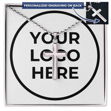 Load image into Gallery viewer, Personalized Cross with Ball Chain + POD MC [SHOPIFY]
