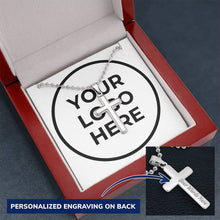 Load image into Gallery viewer, Personalized Cross with Ball Chain + POD MC [SHOPIFY]
